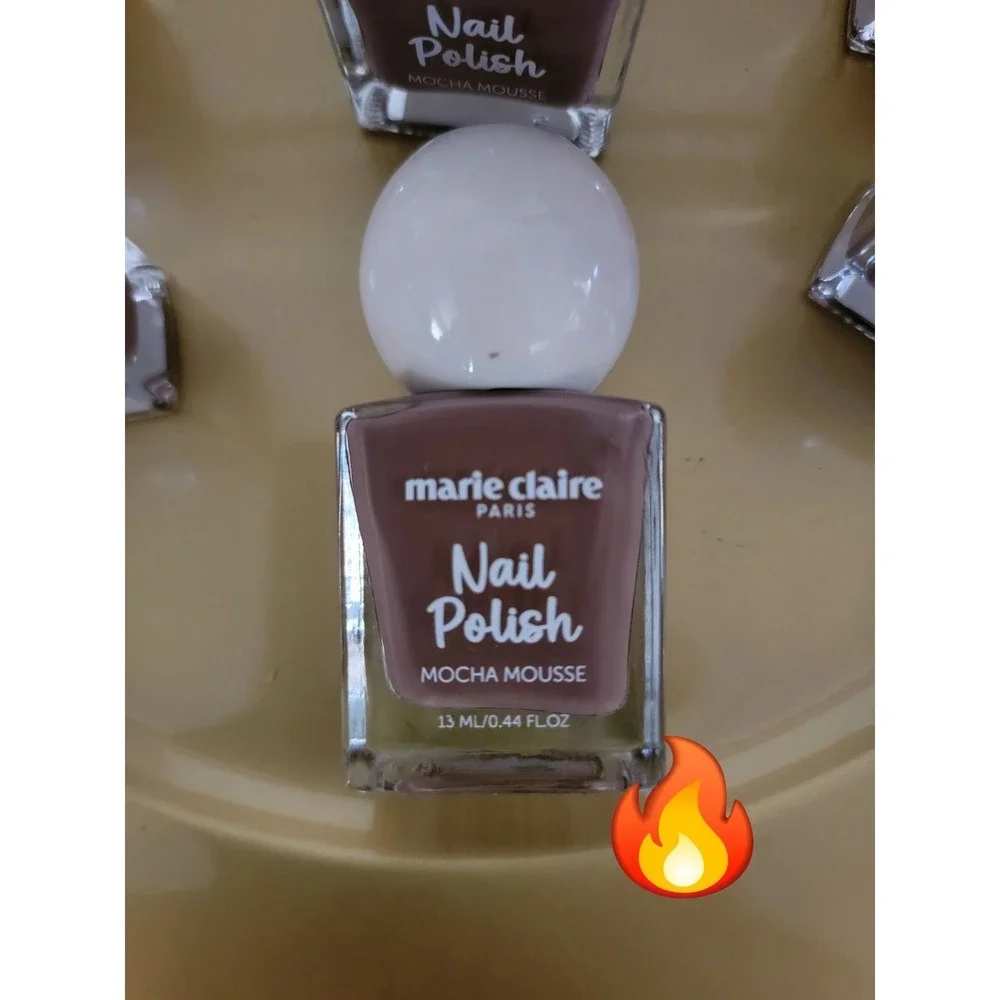Marie Claire Paris Nail Polish Mocha Mousse Brown Neutral 13ml New 7.00 each one